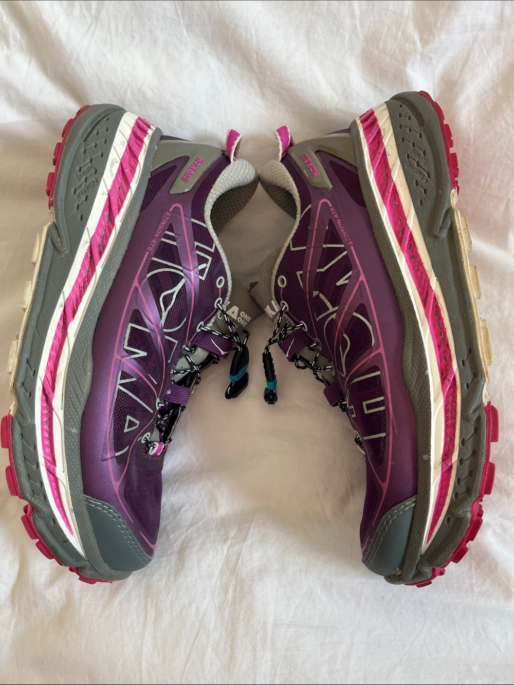 Hoka One One Stinson ATR purple trail running shoes outdoors athletic shoes - Picture 5 of 12